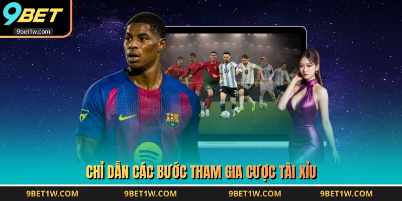 Chỉ dẫn các bước tham gia cược tài xỉu